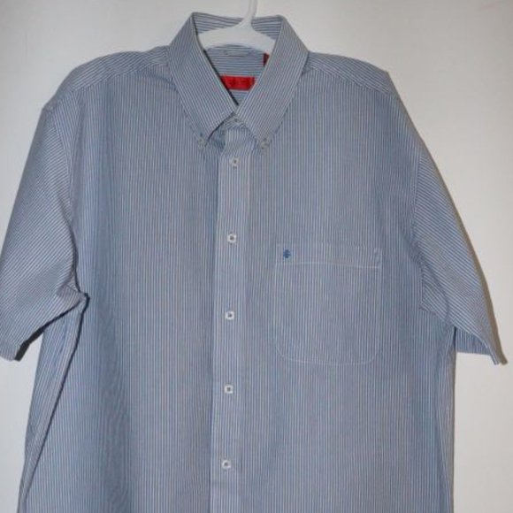 Izod Striped Casual Button Down Shirt - Picture 3 of 3